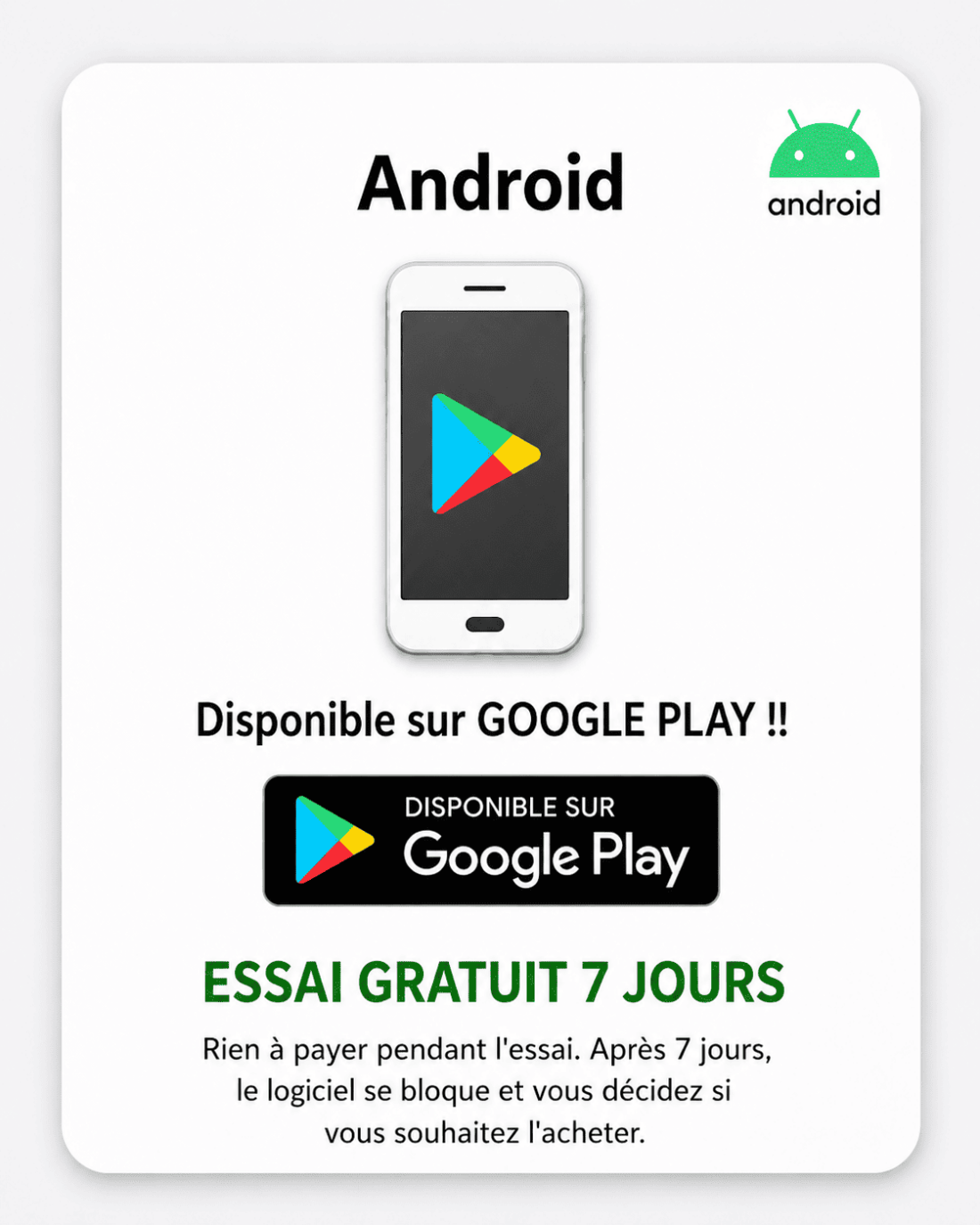 telecharger la version d'essai android