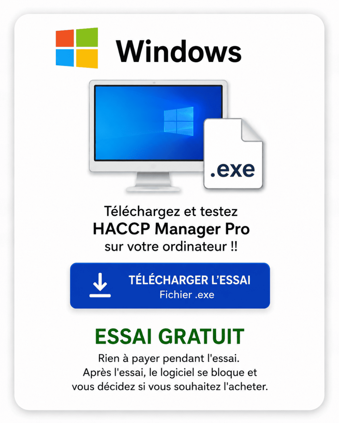 telecharger la version d'essai windows